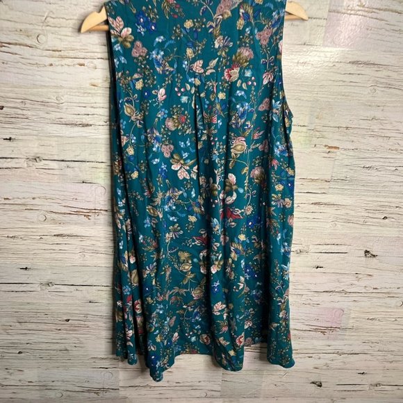 Umgee blue floral dress mini size small - Picture 5 of 7